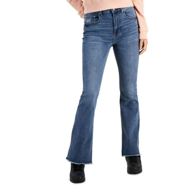 Juniors' High Rise Flare Jeans Delma Wash 1