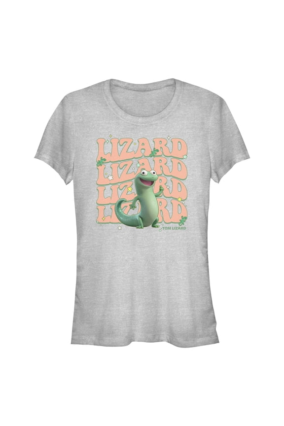 Juniors Hoppers Tom Lizard Colorful Star T Shirt