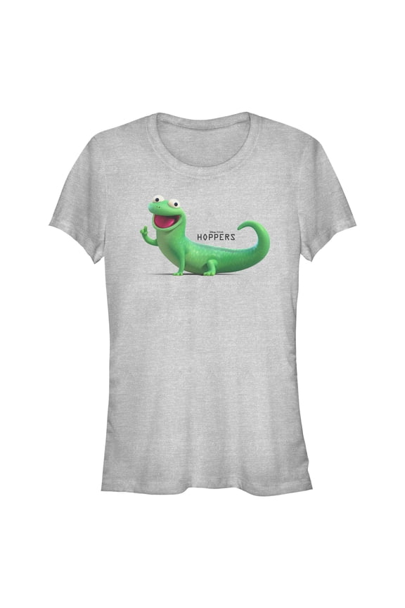 Juniors Hoppers Tom Lizard Happy and Cute Pose T Shirt