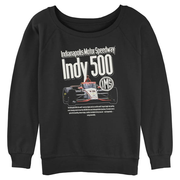 Juniors Indy 500 Racing Immortality Quote Sweatshirt