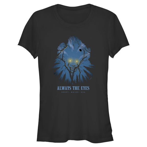 Juniors It: Welcome to Derry Pennywise Always the Eyes T Shirt
