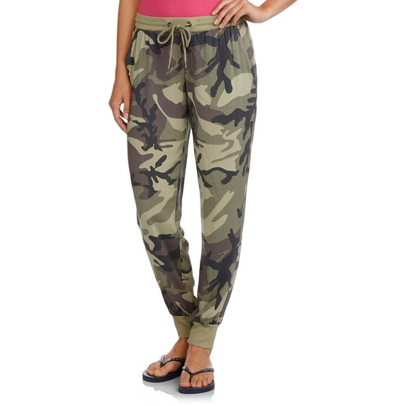 Juniors' Jogger Pants with Elastic Waistband and Pockets