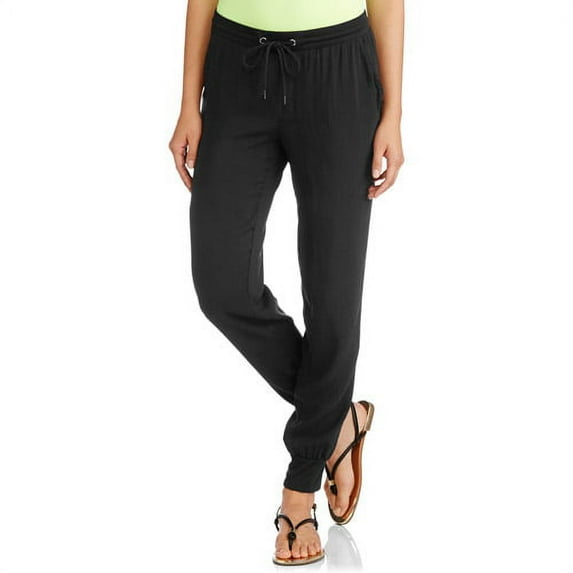 Juniors' Jogger Pants with Elastic Waistband and Pockets