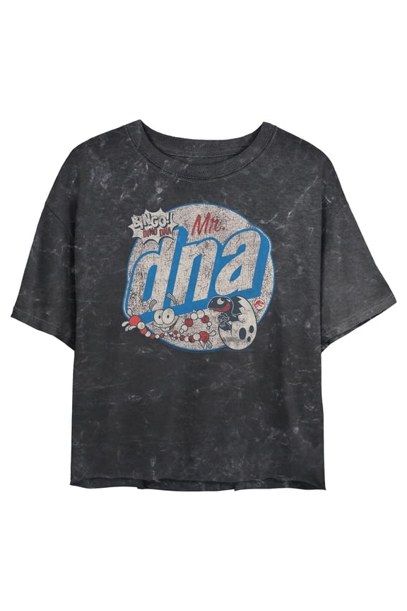 Juniors Jurassic World Distressed Dino DNA T Shirt