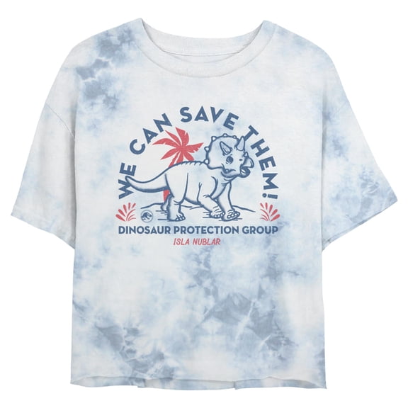 Juniors Jurassic World Isla Nublar Triceratops T Shirt