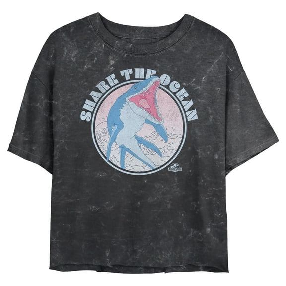Juniors Jurassic World Mosasaurus Badge T Shirt