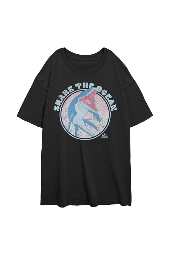 Juniors Jurassic World Retro Mosasaurus T Shirt