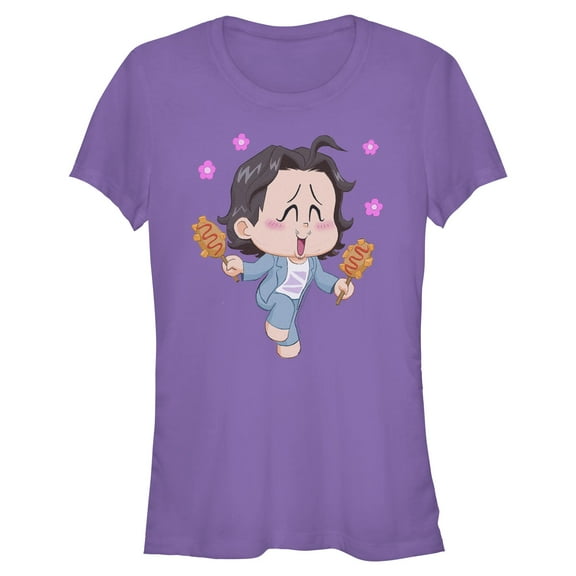 Juniors KPop Demon Hunters Bobby Corn Dog T Shirt