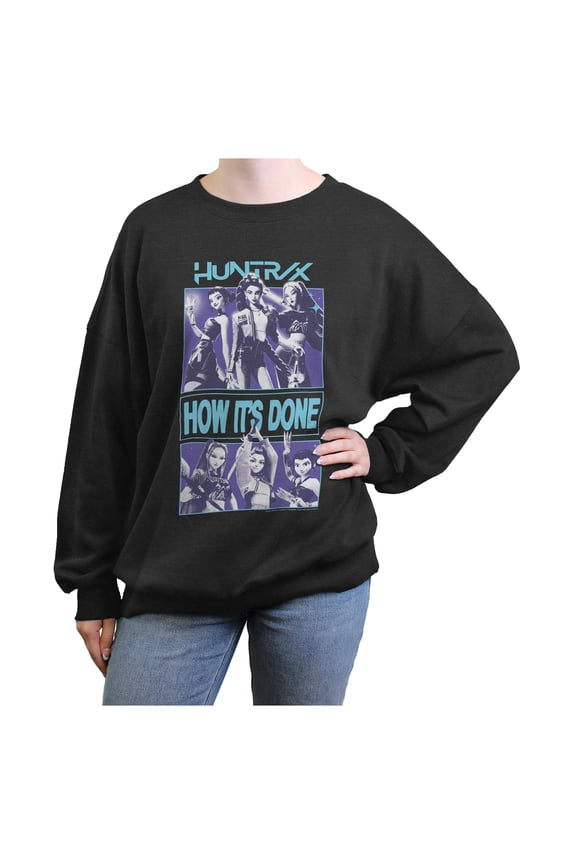Juniors KPop Demon Hunters Huntrix How It's Done Idols Sweatshirt
