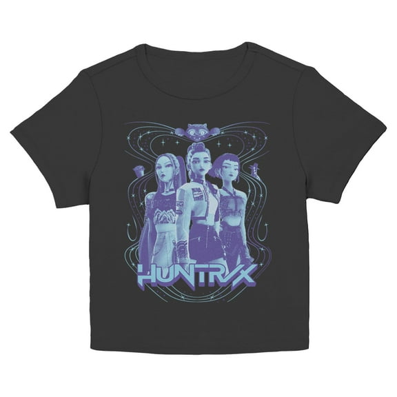 Juniors KPop Demon Hunters Huntrix Trio Honmoon T Shirt