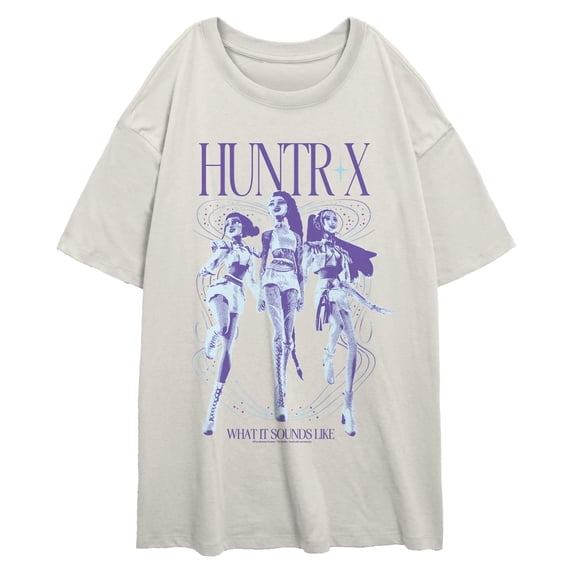 Juniors KPop Demon Hunters Huntrix What It Sound Like T Shirt