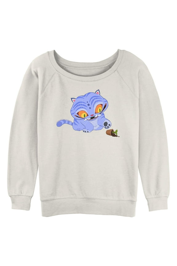 Juniors KPop Demon Hunters Mischievous Derpy Sweatshirt