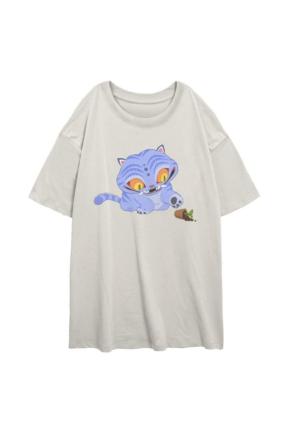 Juniors KPop Demon Hunters Mischievous Feline T Shirt