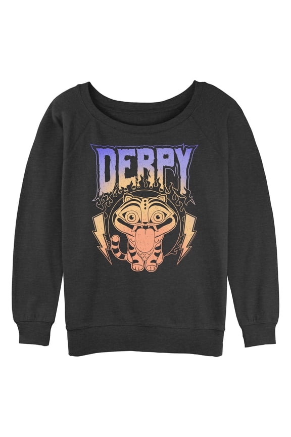 Juniors KPop Demon Hunters Mythic Lightning Derpy Sweatshirt