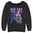 thumbnail image 1 of Juniors KPop Demon Hunters Rumi Super Star Logo Sweatshirt, 1 of 3