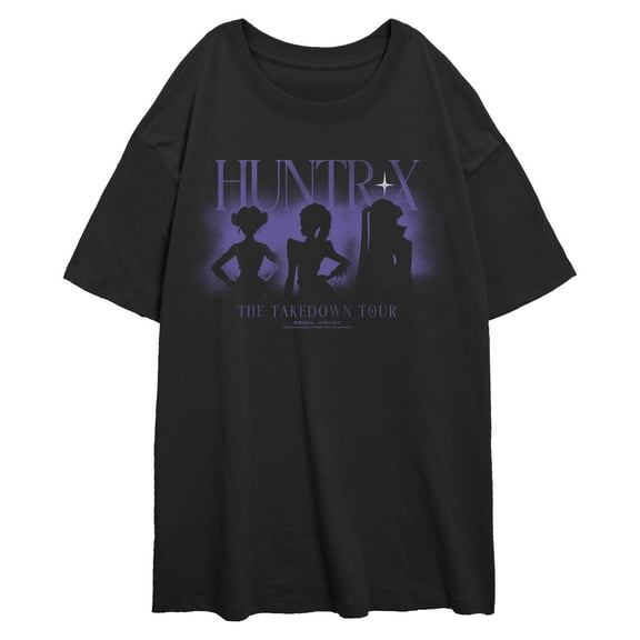 Juniors KPop Demon Hunters The Takedown Tour Silhouette Pose T Shirt