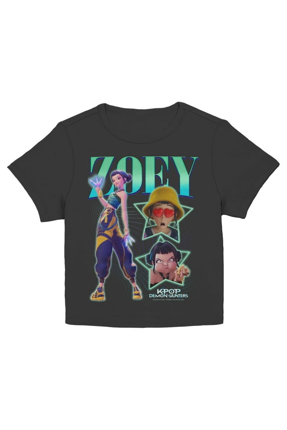 Juniors KPop Demon Hunters Your Idol Zoey T Shirt