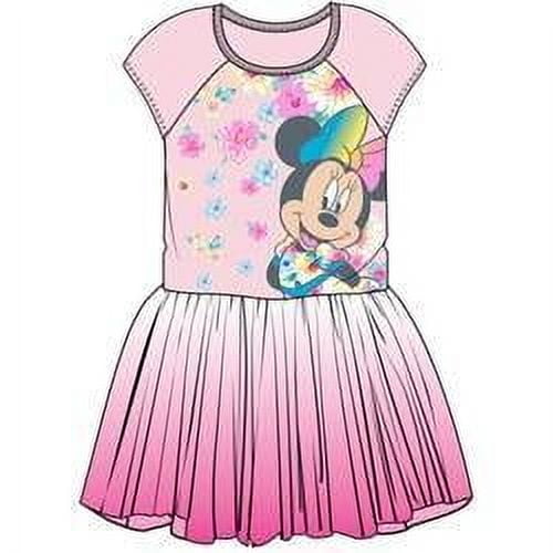 Minnie with Flowers Disney Girls Toddler Tutu Dress
