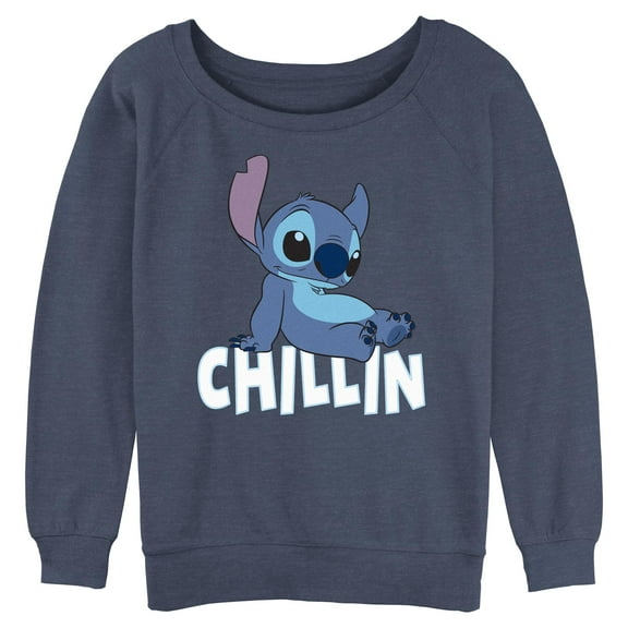 Juniors Lilo & Stitch Alien Chillin Sweatshirt