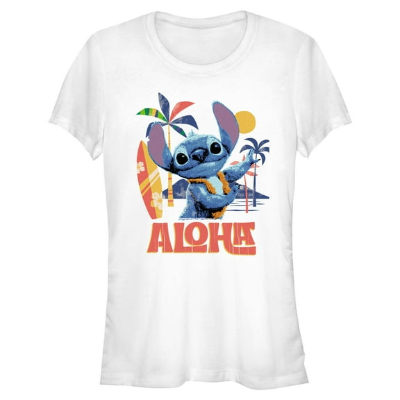 Juniors Lilo & Stitch Aloha Alien T Shirt