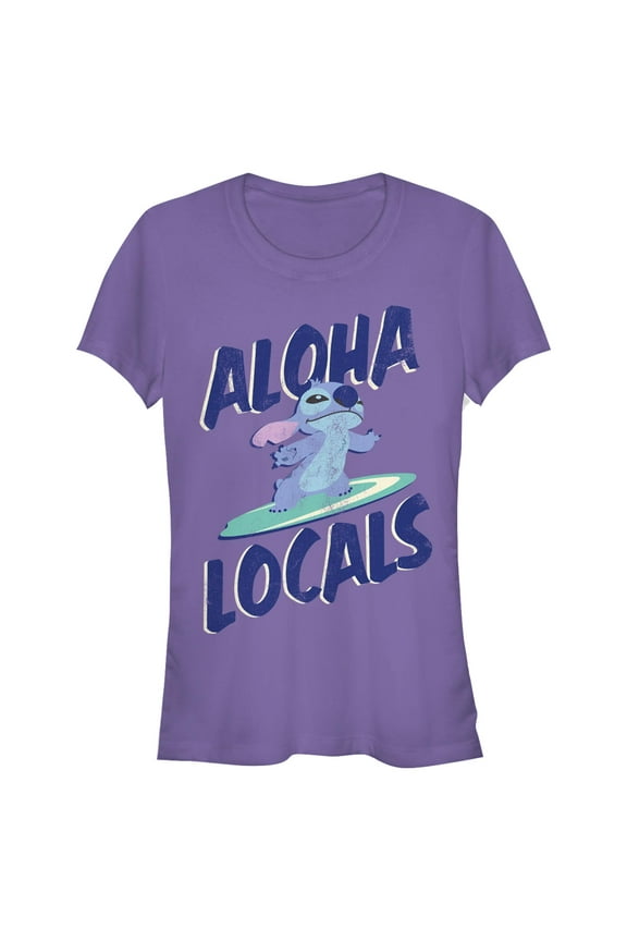 Juniors Lilo & Stitch Aloha Locals T Shirt