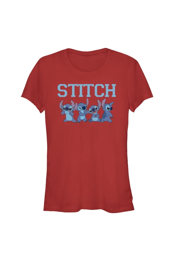 Juniors Lilo & Stitch Faces of Stitch T Shirt