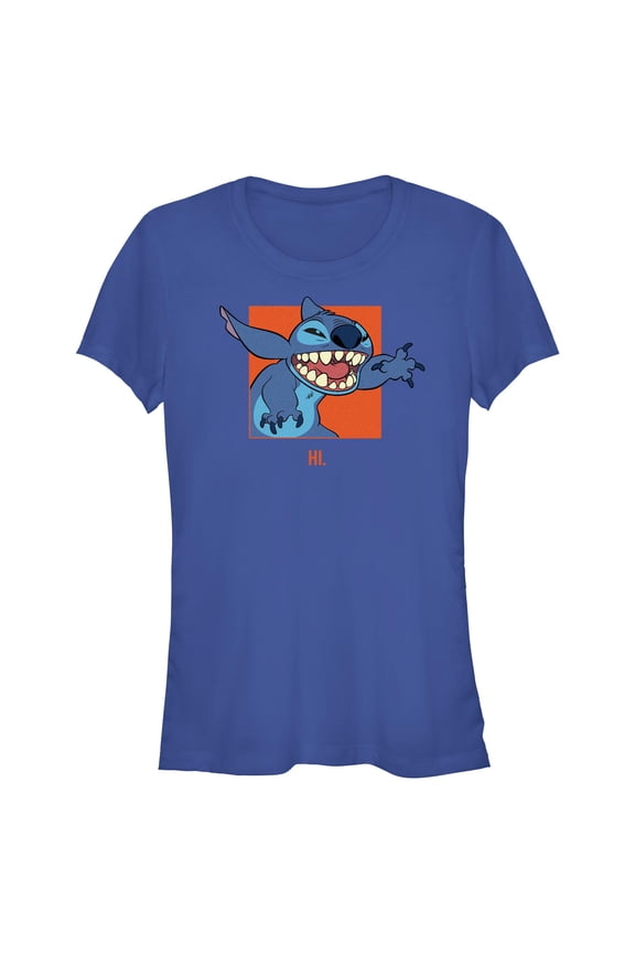 Juniors Lilo & Stitch Hi Alien Portrait T Shirt
