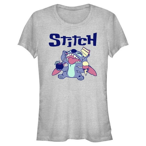 Juniors Lilo & Stitch Munchies Stitch T Shirt
