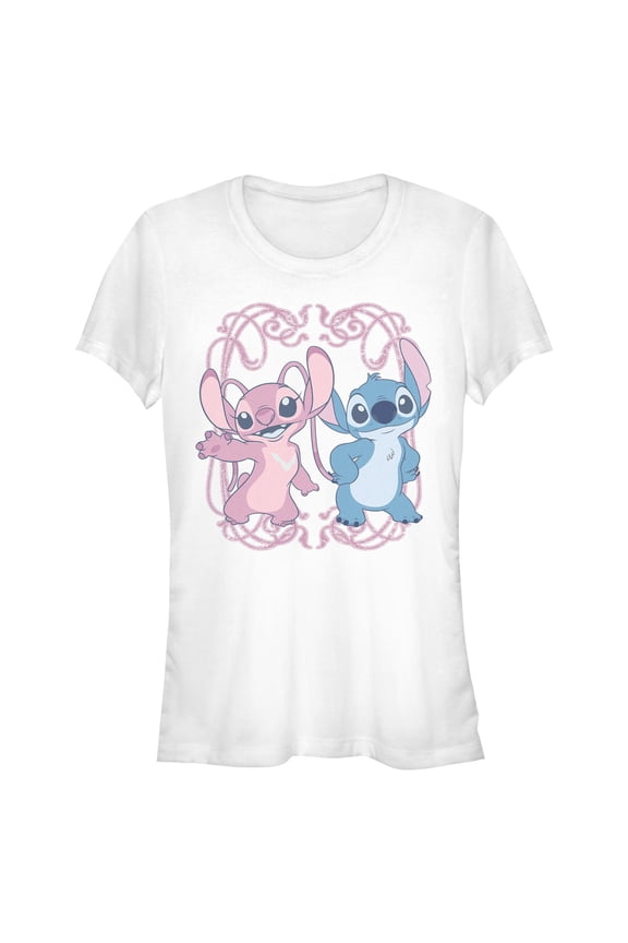 Juniors Lilo & Stitch Picture Perfect Aliens T Shirt