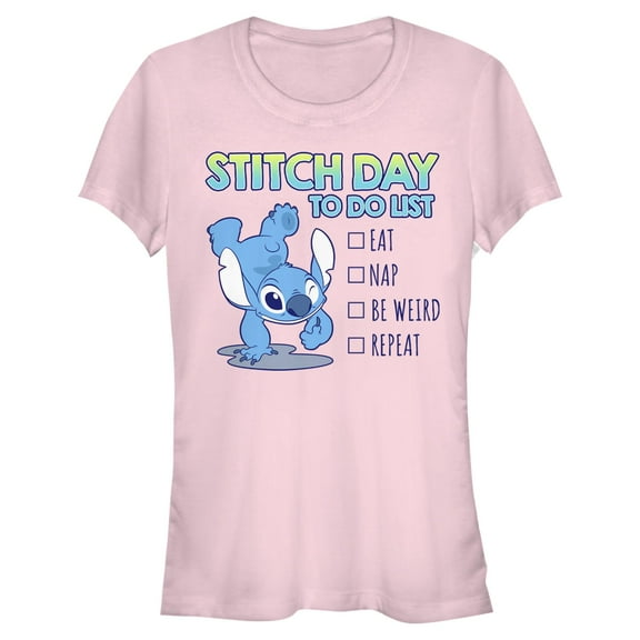 Juniors Lilo & Stitch To Do List T Shirt
