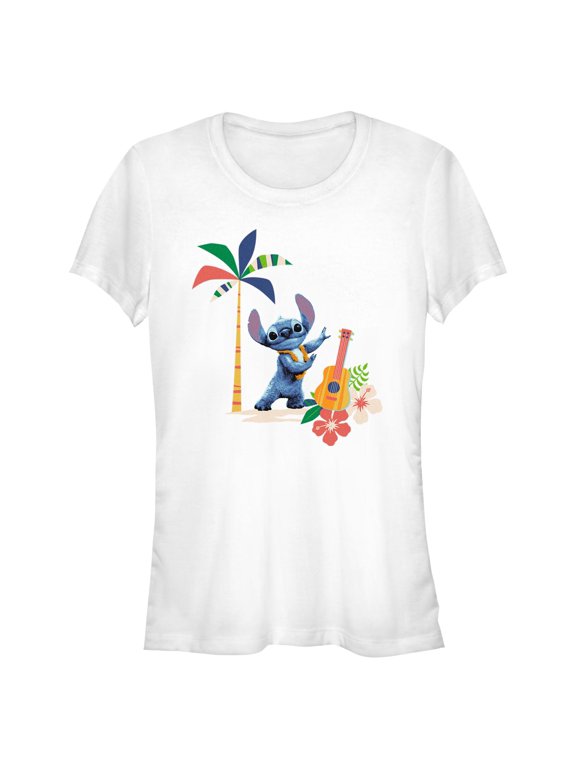 Juniors Lilo & Stitch Tropical Dancing Stitch T Shirt