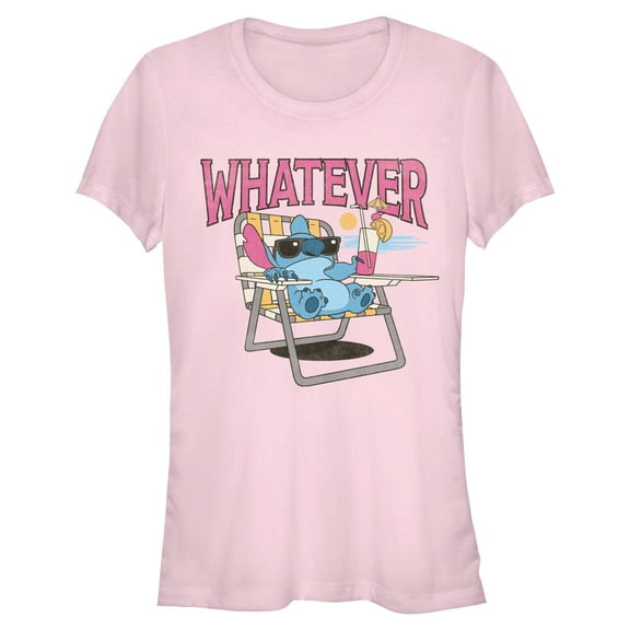 Juniors Lilo & Stitch Whatever Alien T Shirt