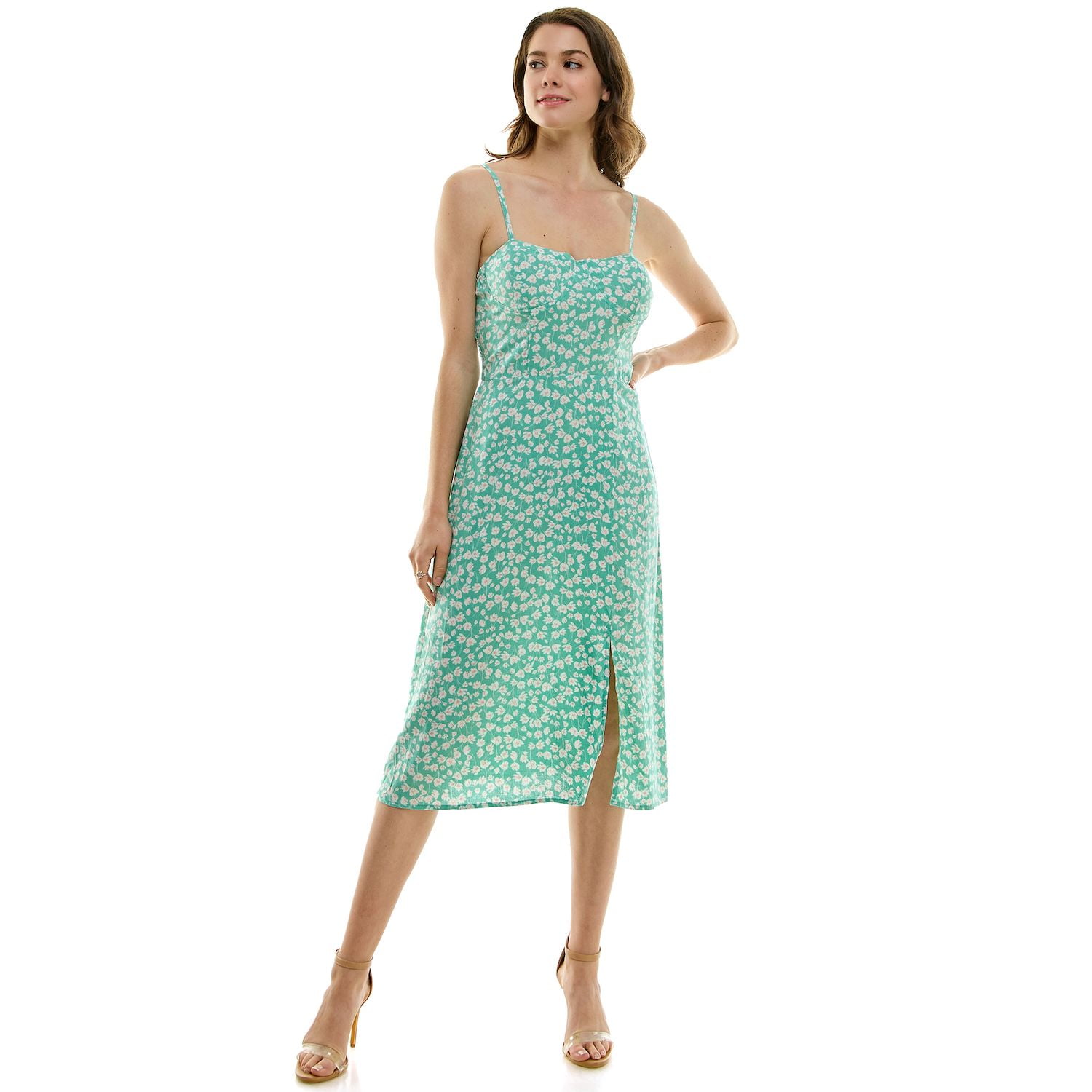 slim fit dress slacks Lily Set in Green – Modatrova