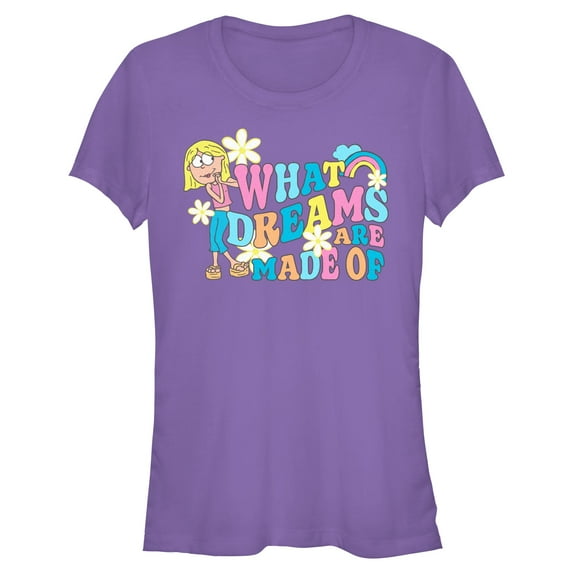 Juniors Lizzie McGuire Retro Colors Rainbow T Shirt