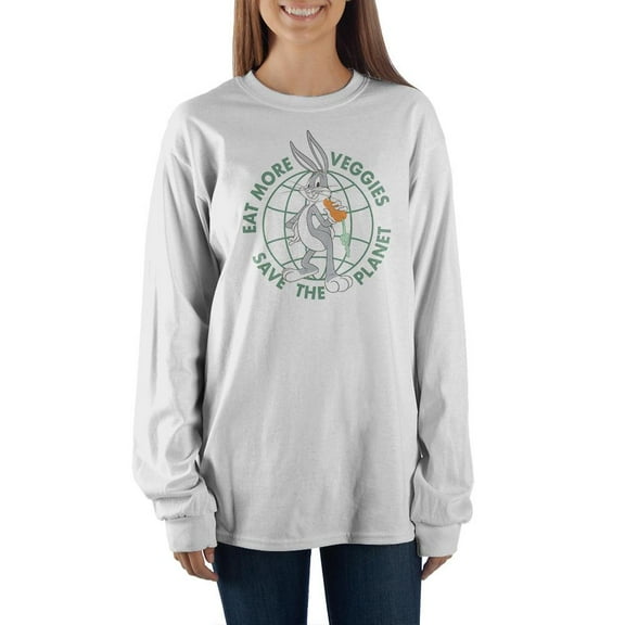 Juniors Looney Tunes Long Sleeve T-Shirt-L