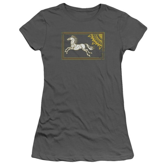 Juniors: Lord of the Rings - Rohan Banner Apparel Womens T-Shirts - Grey