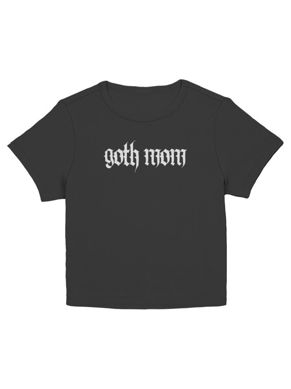 Juniors Lost Gods Cool Goth Mom T Shirt