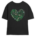 thumbnail image 1 of Juniors Lost Gods Heart Shamrocks Logo T Shirt, 1 of 4