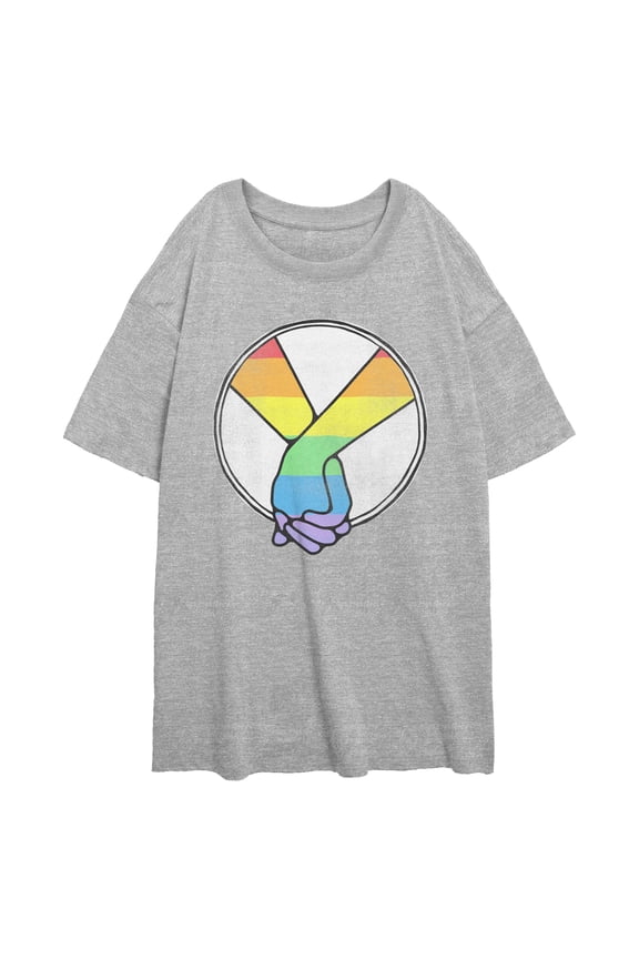 Juniors Lost Gods Pride and Unity Logo T Shirt