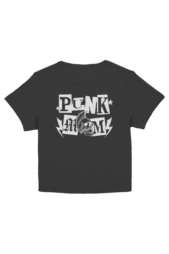 Juniors Lost Gods Punk Mom Skull T Shirt