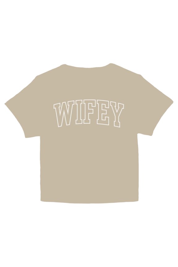 Juniors Lost Gods Wifey Varsity Arch T Shirt