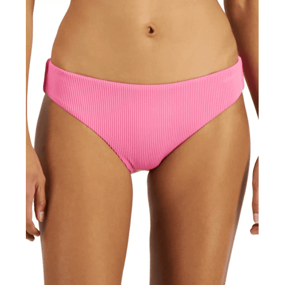 Juniors' Love The Comber Bikini Bottoms Pink Guava XL