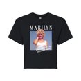 thumbnail image 1 of Marilyn Monroe - How You Feel About Yourself Cropped Graphic T-Shirt, 1 of 5