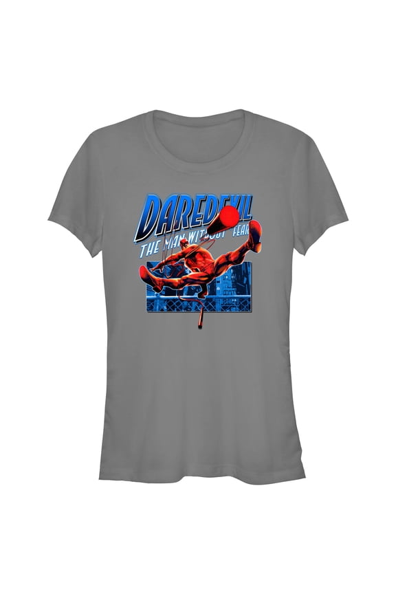 Juniors Marvel: Daredevil Artistic Daredevil Comic Pose T Shirt