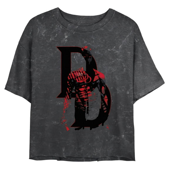 Juniors Marvel: Daredevil Artistic Shadow Pose T Shirt