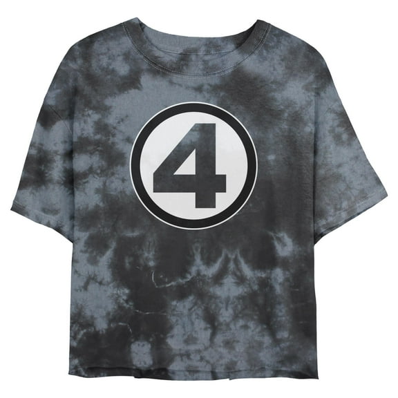Juniors Marvel: Fantastic Four Number Symbol T Shirt