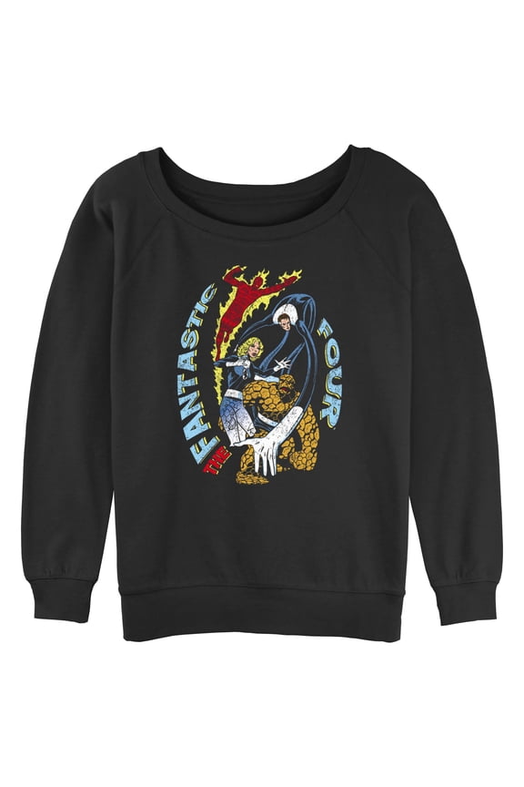 Juniors Marvel: Fantastic Four Original Saviors Sweatshirt