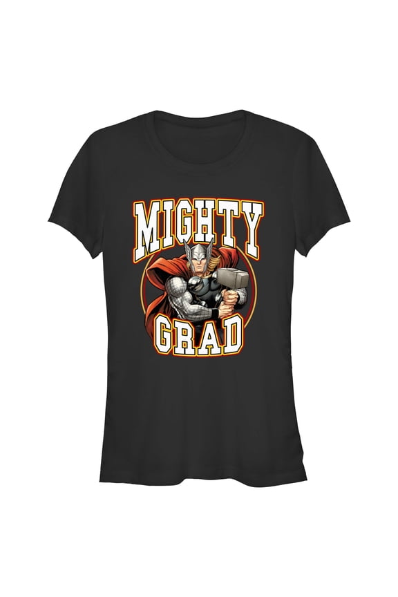 Juniors Marvel Mighty Graduate T Shirt