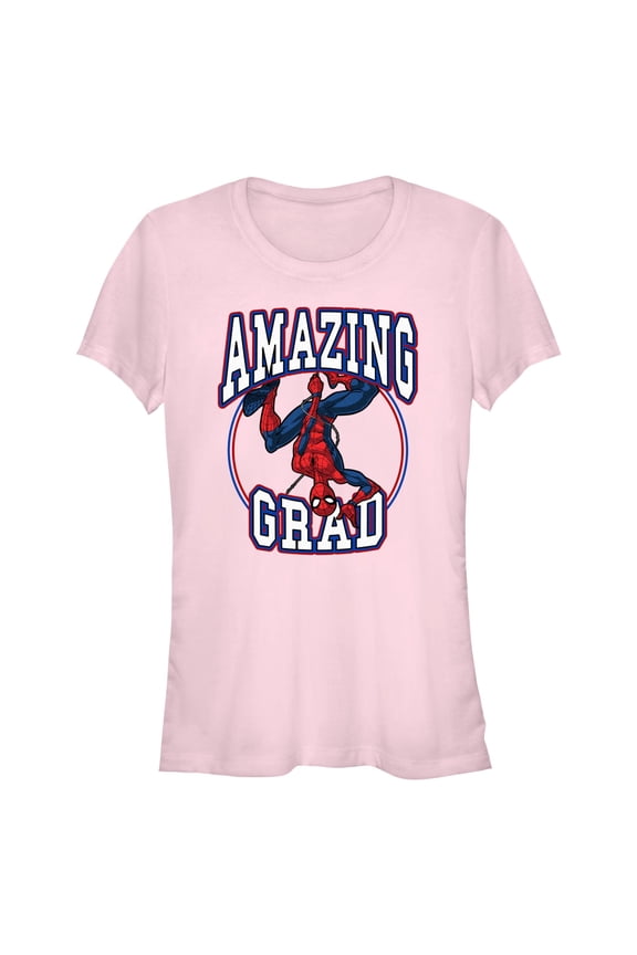 Juniors Marvel: Spider-Man Amazing Graduate T Shirt