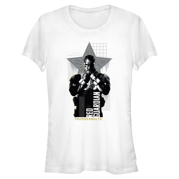Juniors Marvel: Thunderbolts Red Guardian Star T Shirt